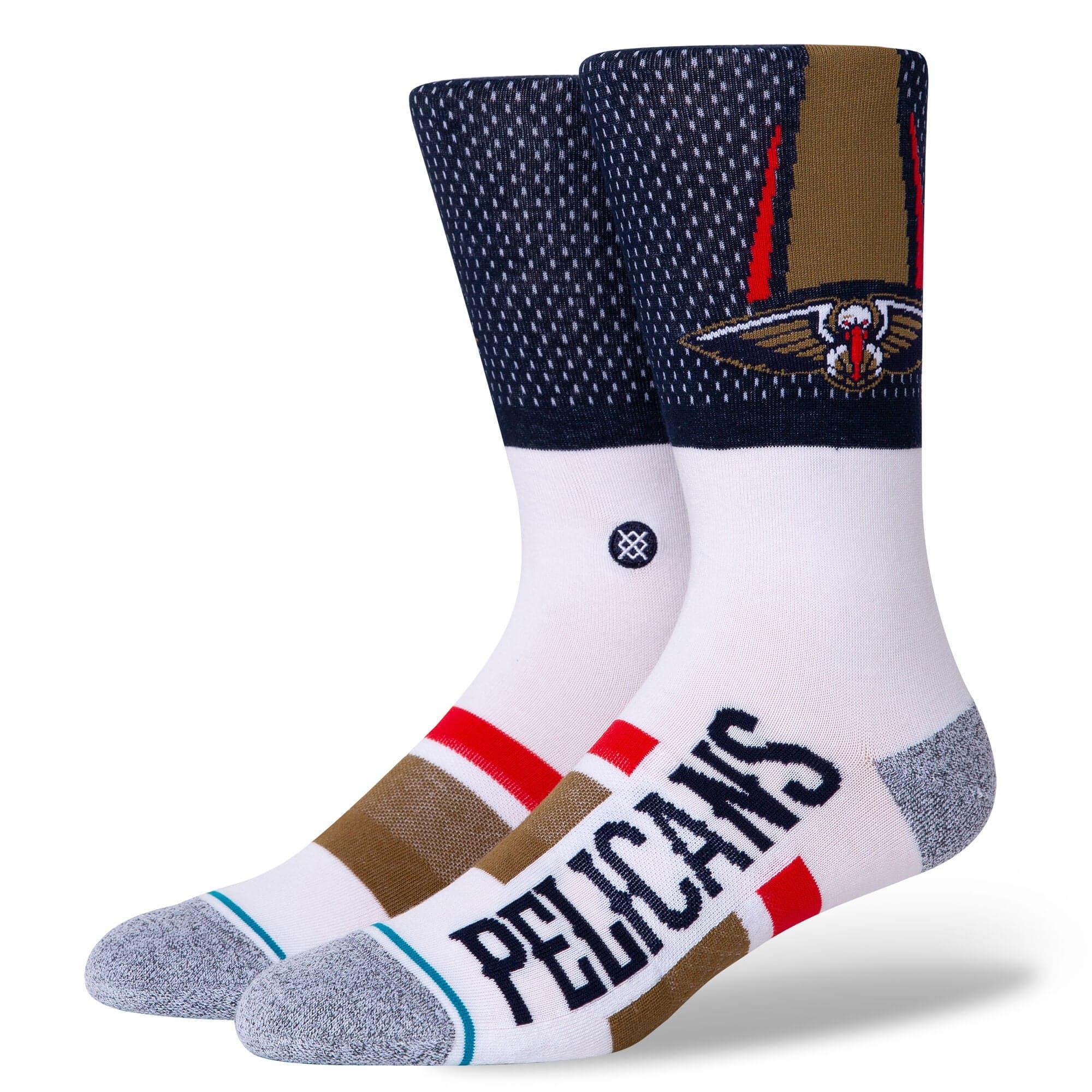 New Orleans Pelicans Stance NBA Shortcut 2 Crew Socks - Navy