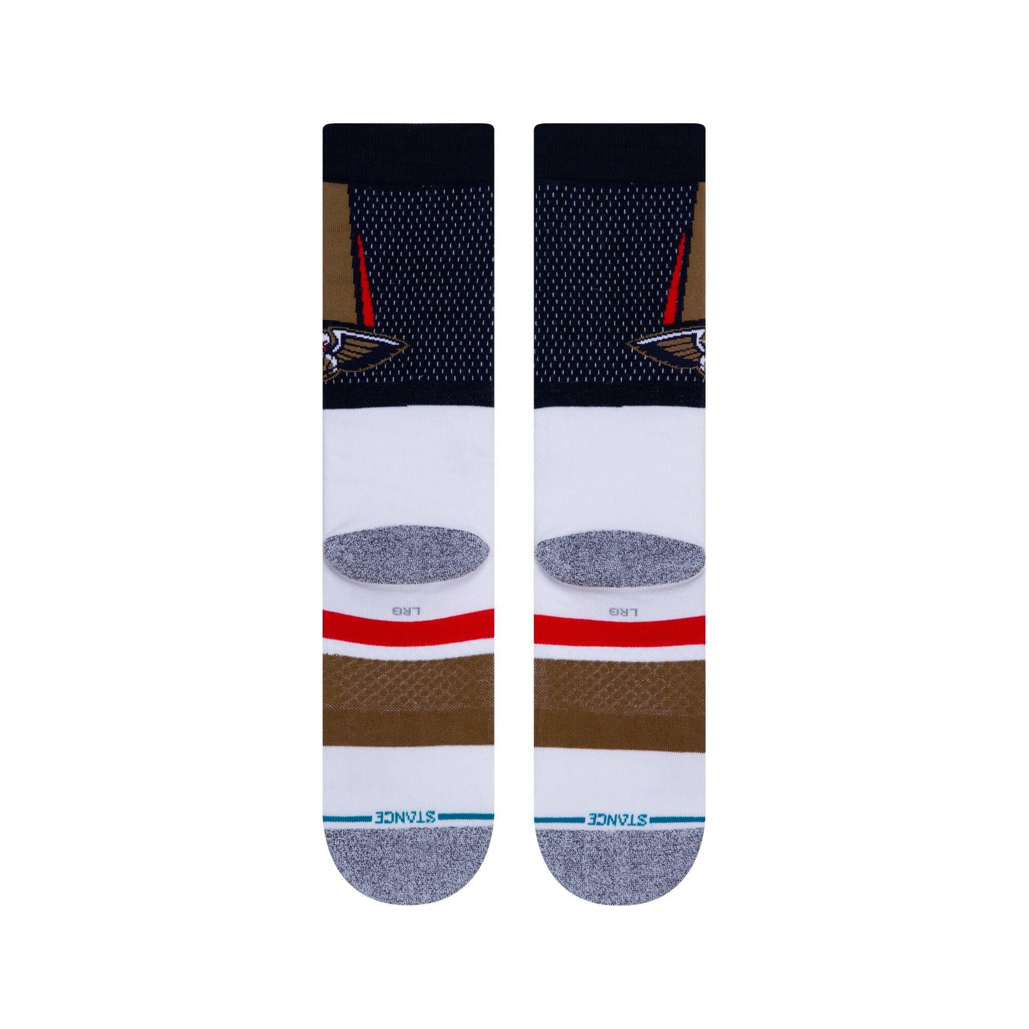 New Orleans Pelicans Stance NBA Shortcut 2 Crew Socks - Navy