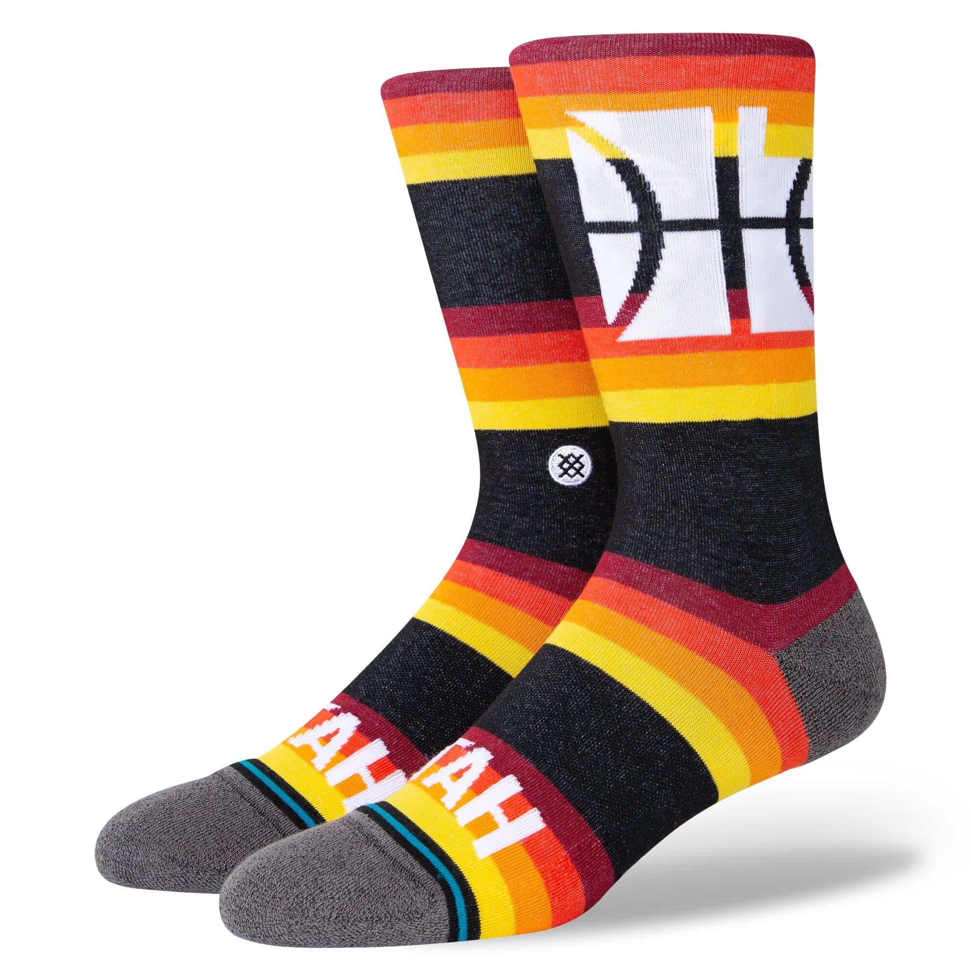 Utah Jazz Stance NBA 21-22 City Edition Crew Socks - Black