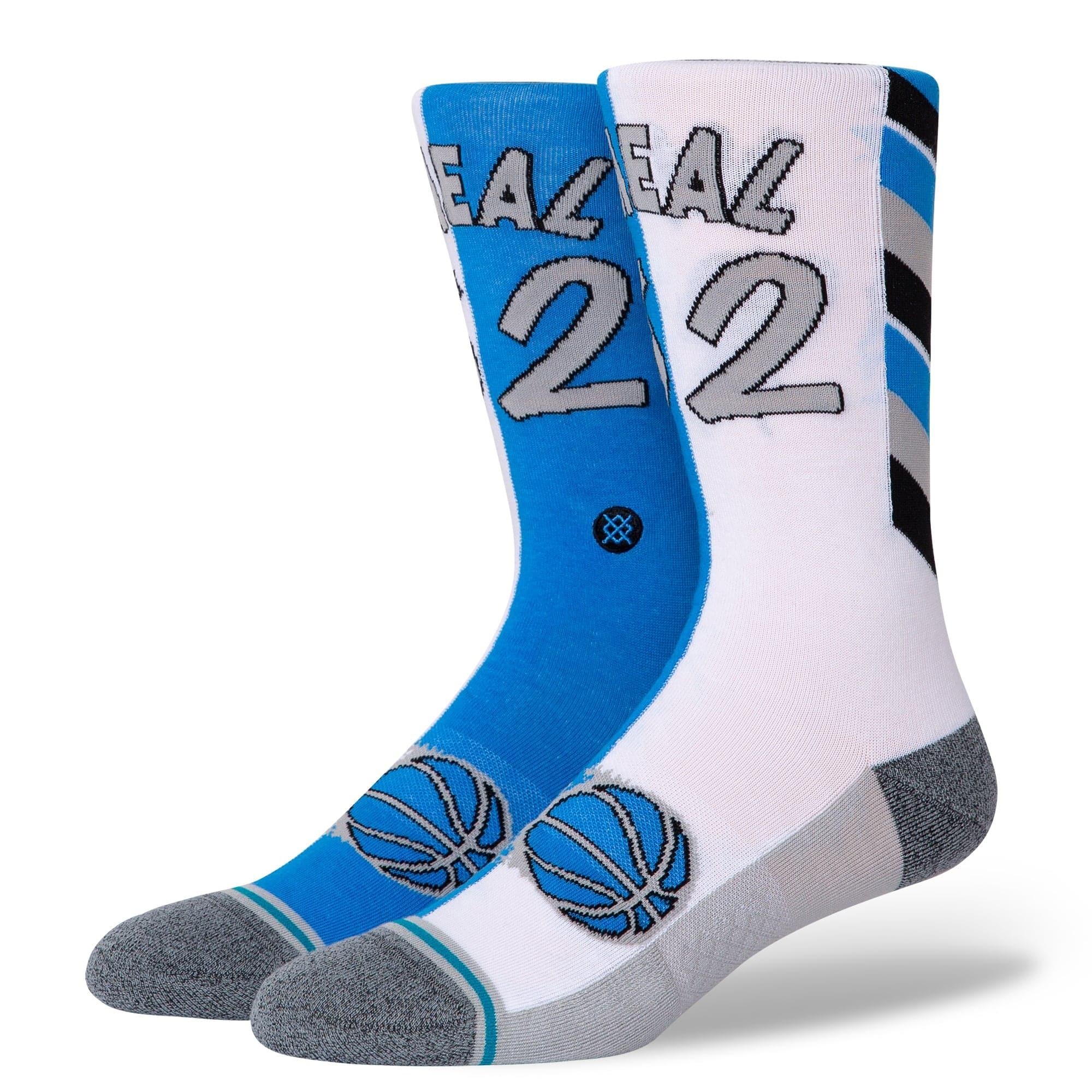 Shaquille O'Neal Orlando Magic Stance NBA HWC Legends Jersey Crew Socks