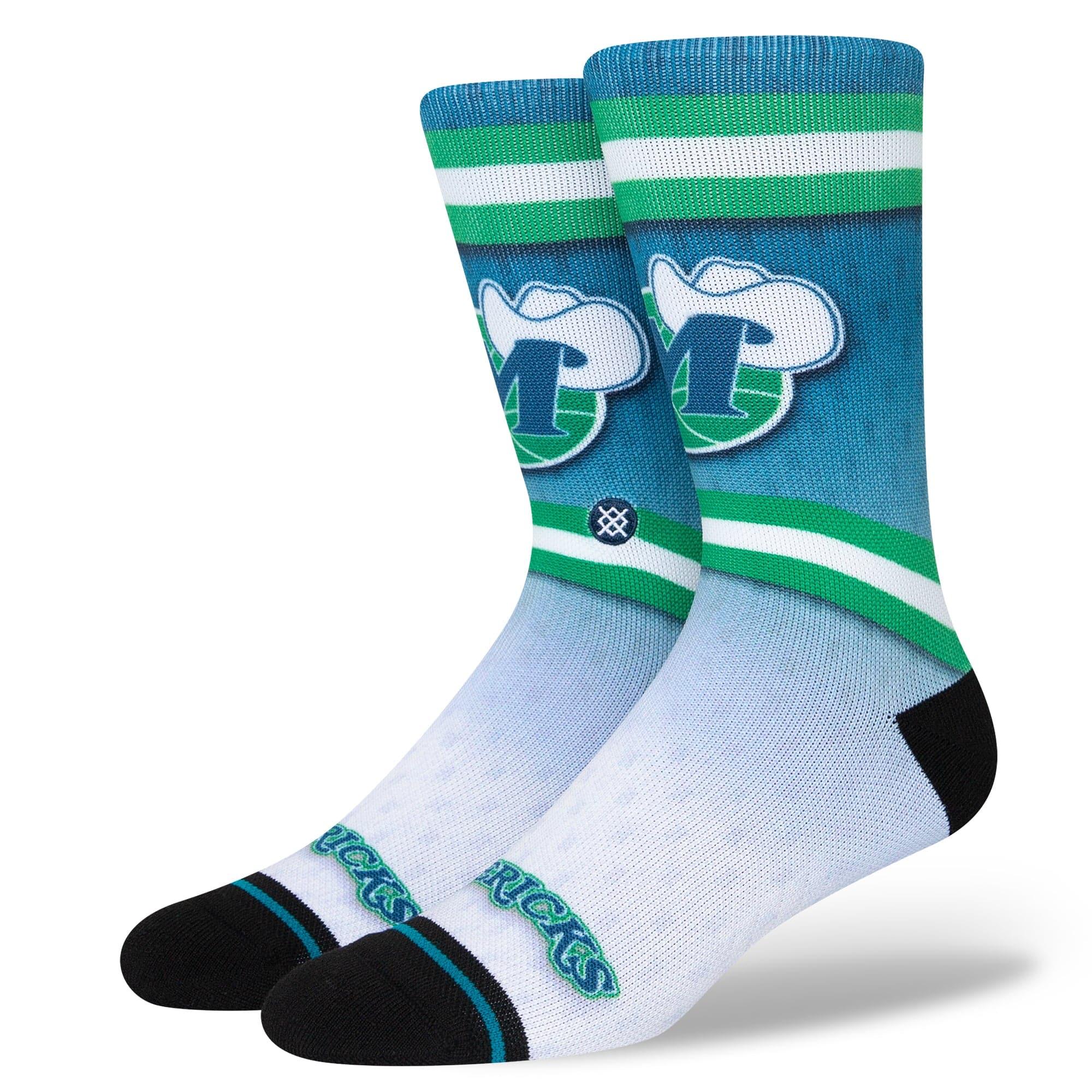 Dallas Mavericks Stance NBA HWC Logo Fader Crew Socks - Blue