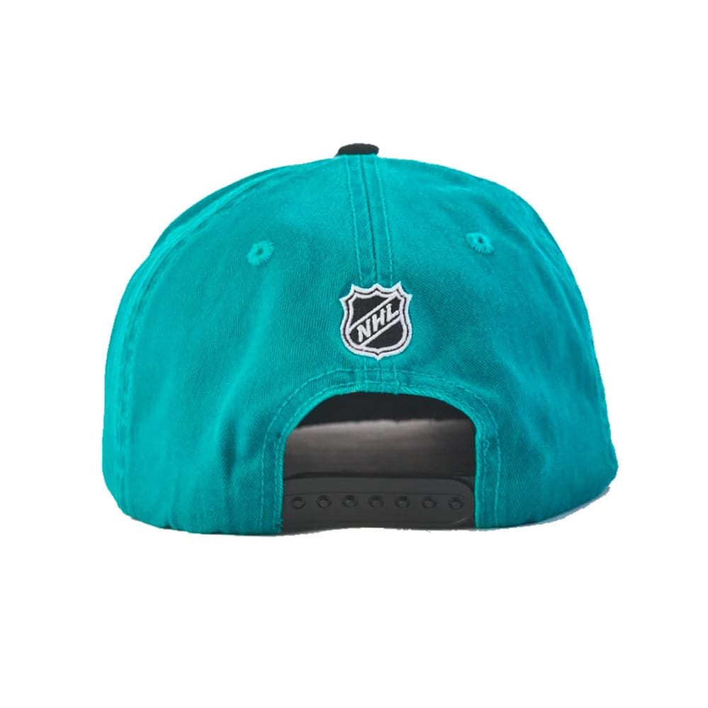 Anaheim Mighty Ducks NHL State Arch Deadstock Snapback Hat - Teal