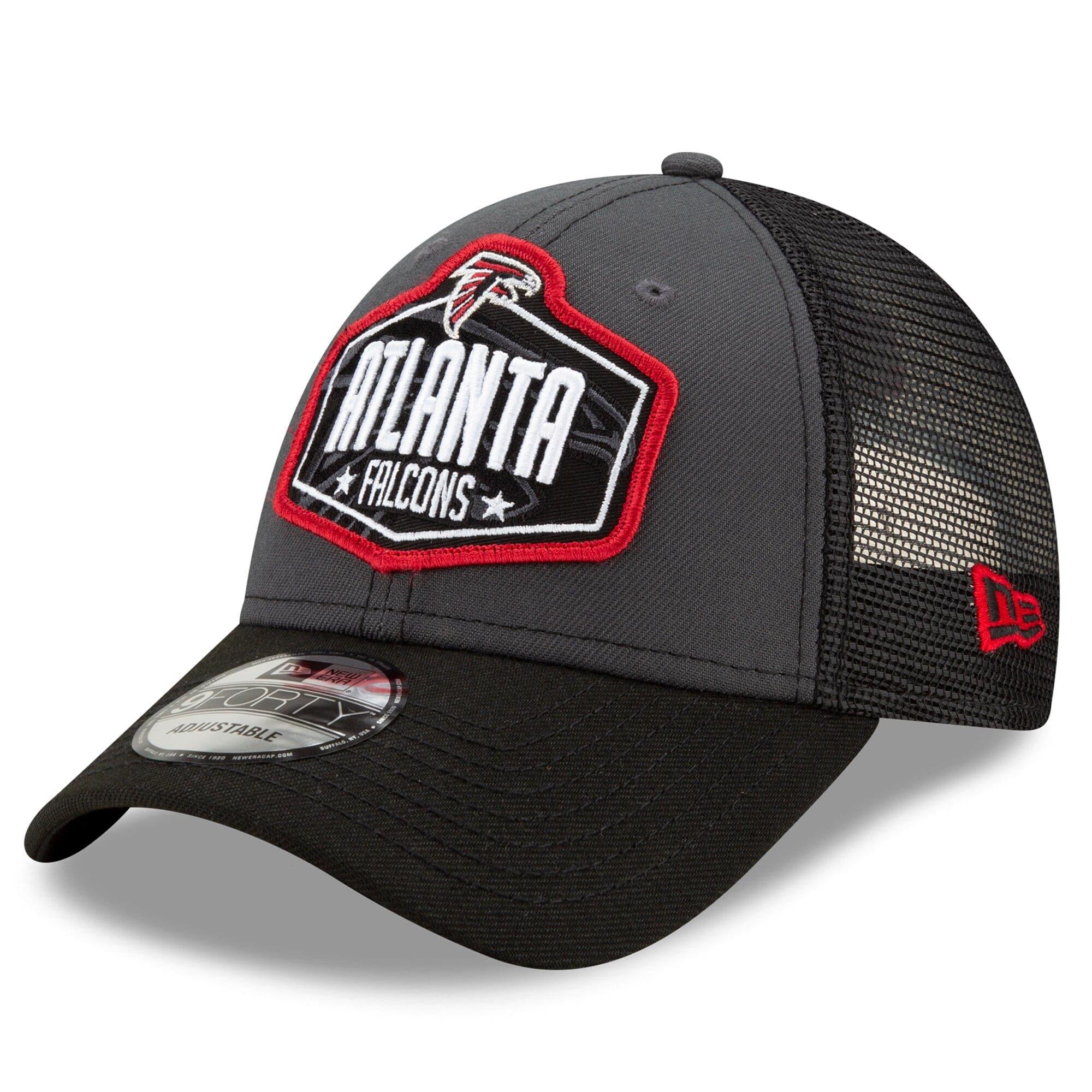 Atlanta Falcons New Era 2021 NFL Draft 9FORTY Snapback Curve Hat - Graphite