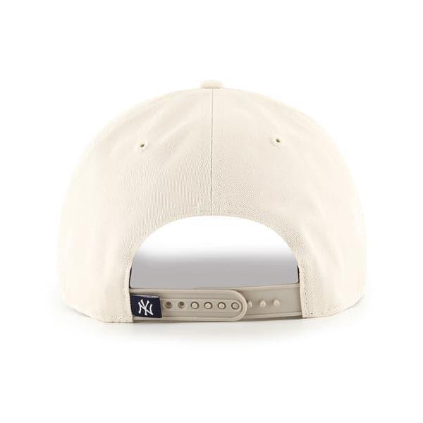 New York Yankees '47 MLB Team Script Nantasket Pre-Curved Snapback Hat - Bone