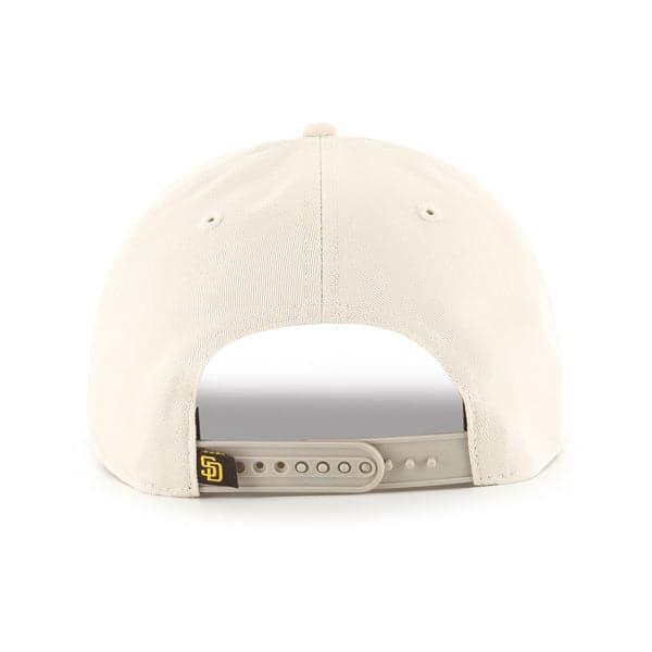 San Diego Padres '47 MLB Team Script Nantasket Pre-Curved Snapback Hat - Bone