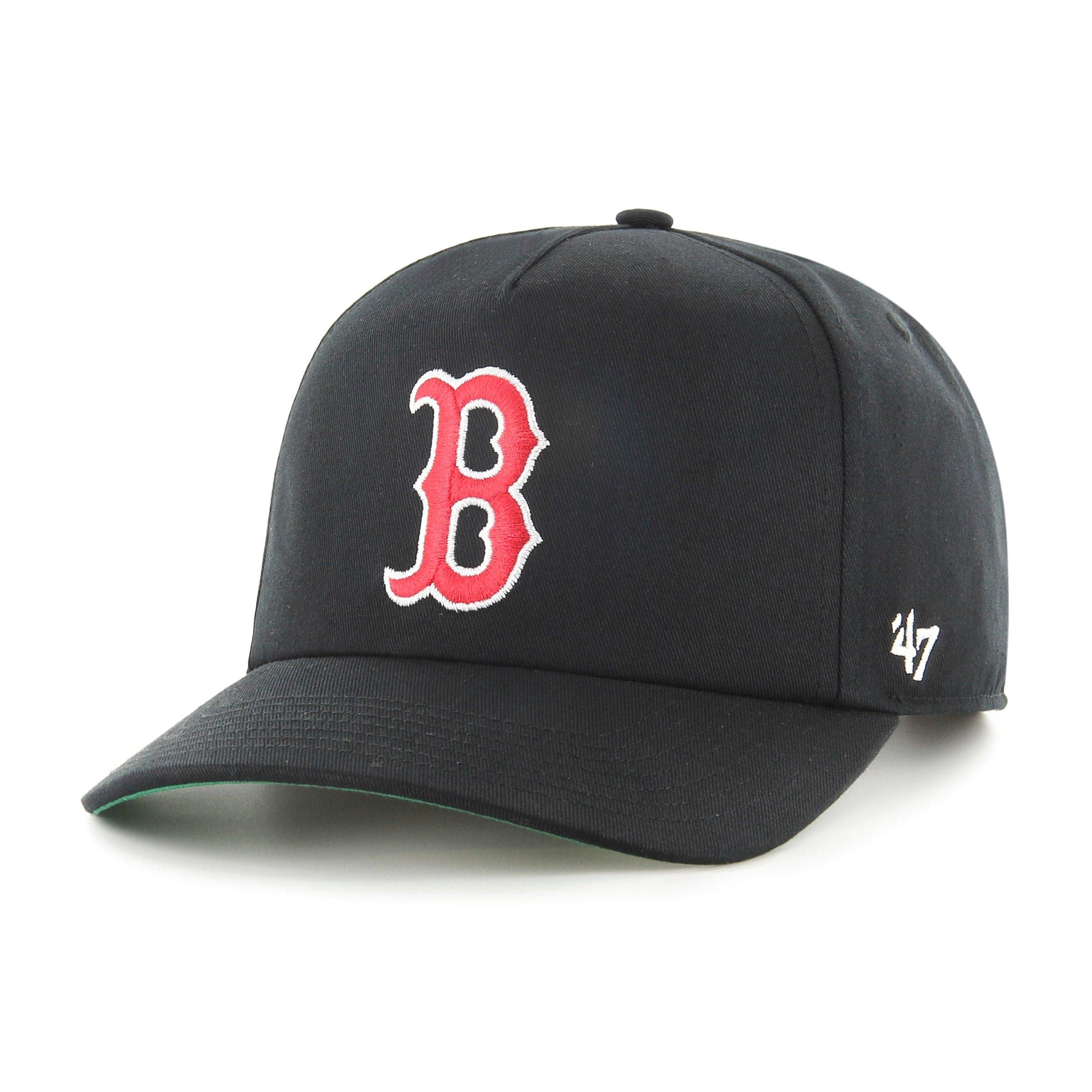 Boston Red Sox '47 MLB Team Nantasket Pre-Curved Snapback Hat - Black