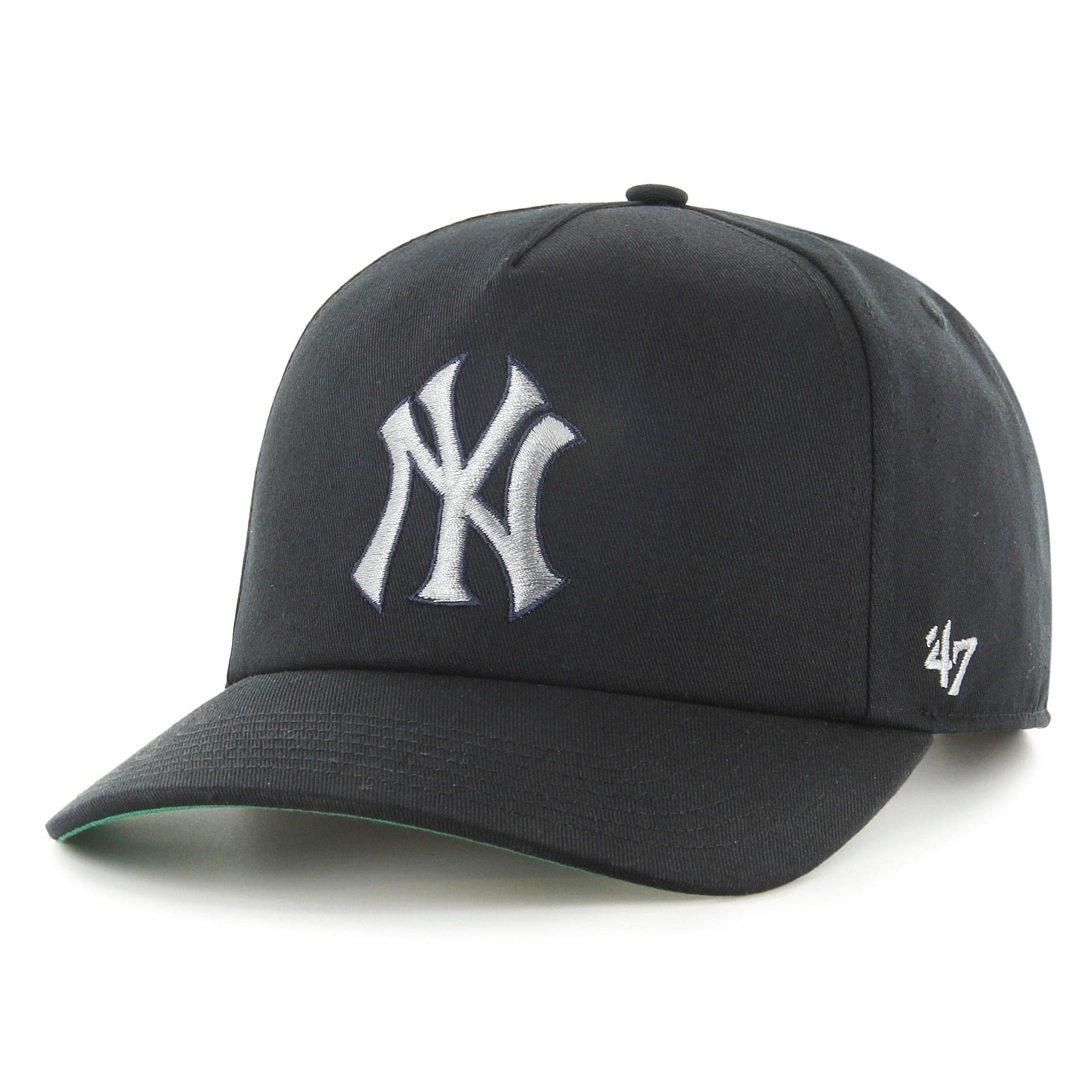 New York Yankees '47 MLB Team Nantasket Pre-Curved Snapback Hat - Black