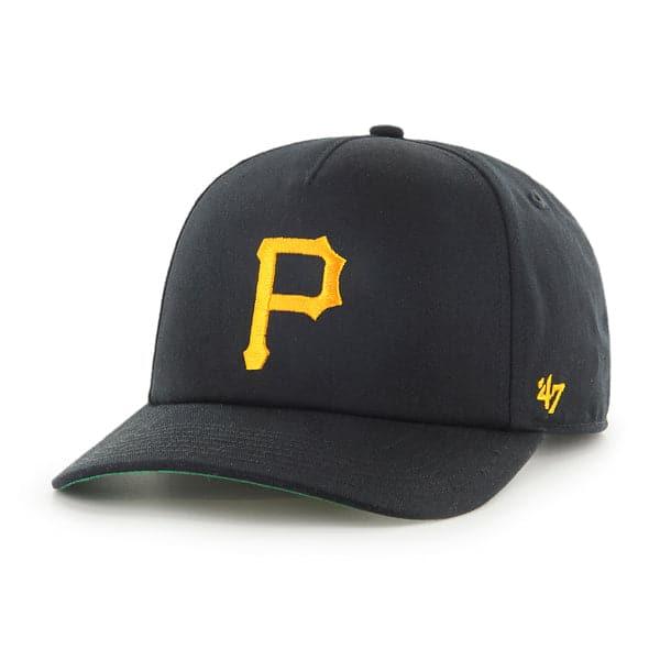 Pittsburgh Pirates '47 MLB Team Nantasket Pre-Curved Snapback Hat - Black