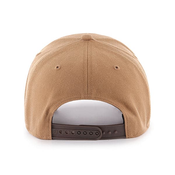 San Francisco Giants '47 MLB Monochrome Logo MVP DT Snapback Hat - Camel