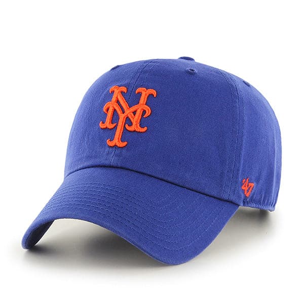 New York Mets '47 MLB Team Clean Up Strapback Hat - Blue