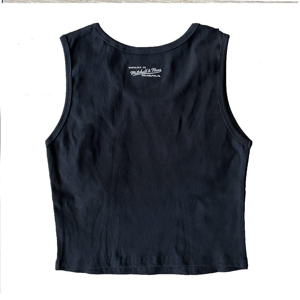 Womens Chicago Bulls Mitchell & Ness NBA Classic Rib Vest - Black