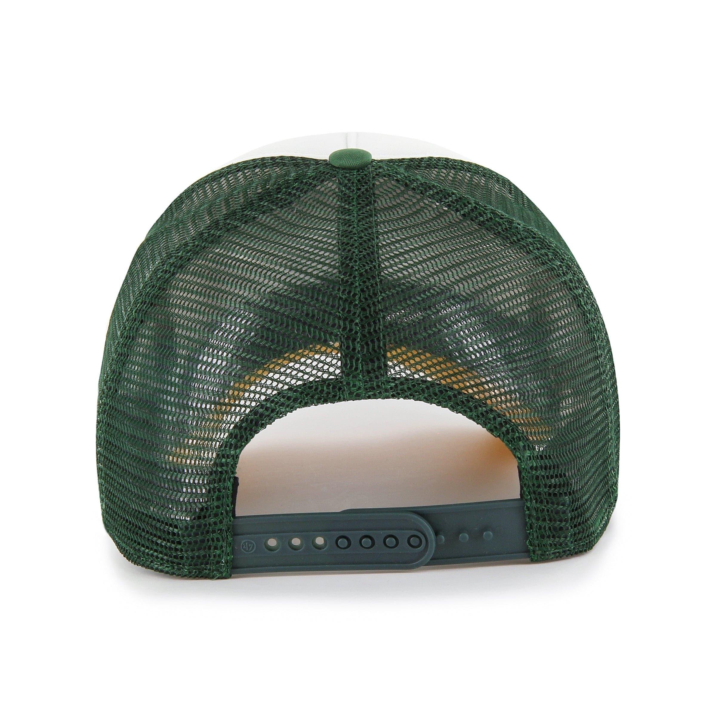 Oakland Athletics '47 MLB Foam Champ Offside DT Trucker Snapback Hat - Green