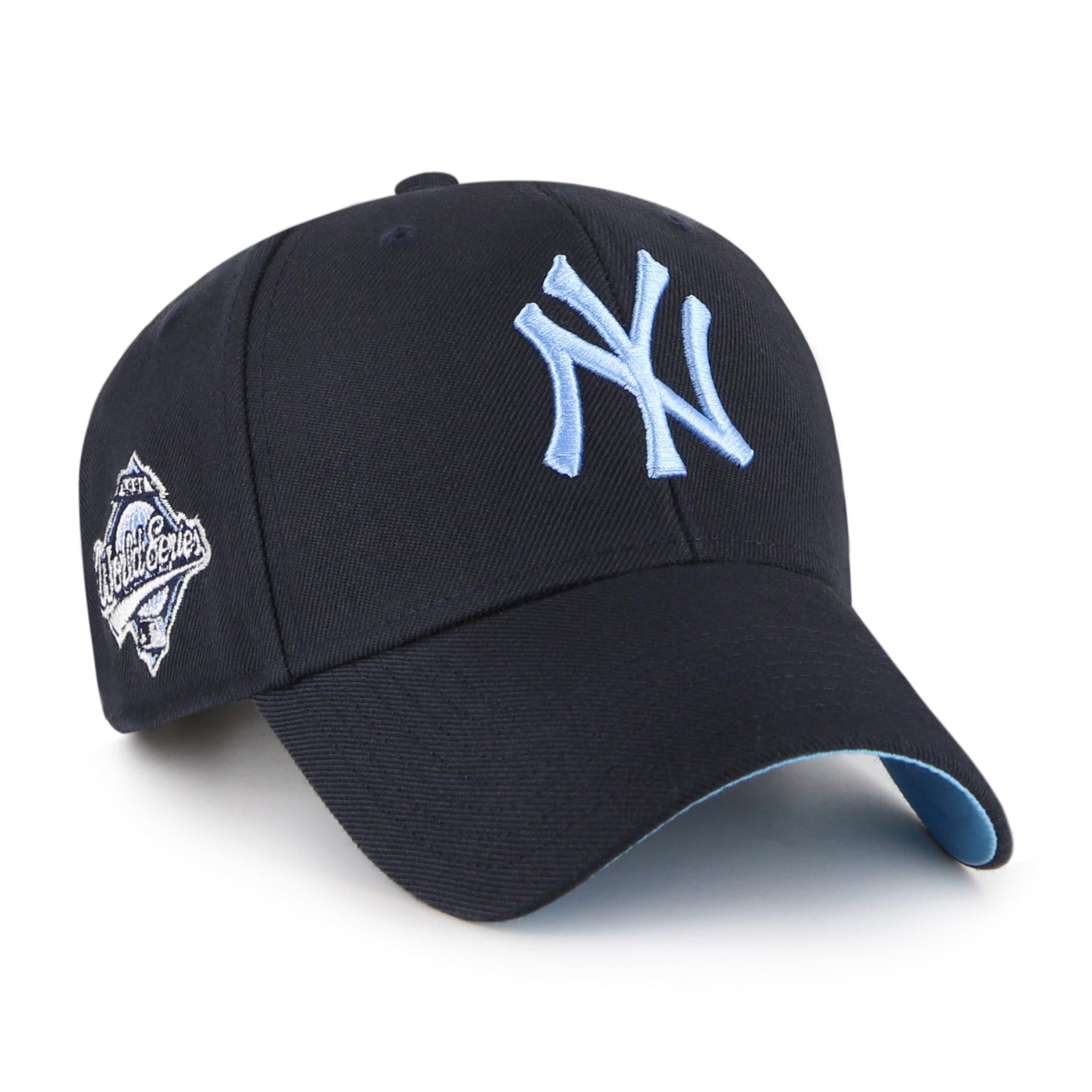 New York Yankees '47 MLB Blue World Series Patch MVP Snapback Hat - Navy