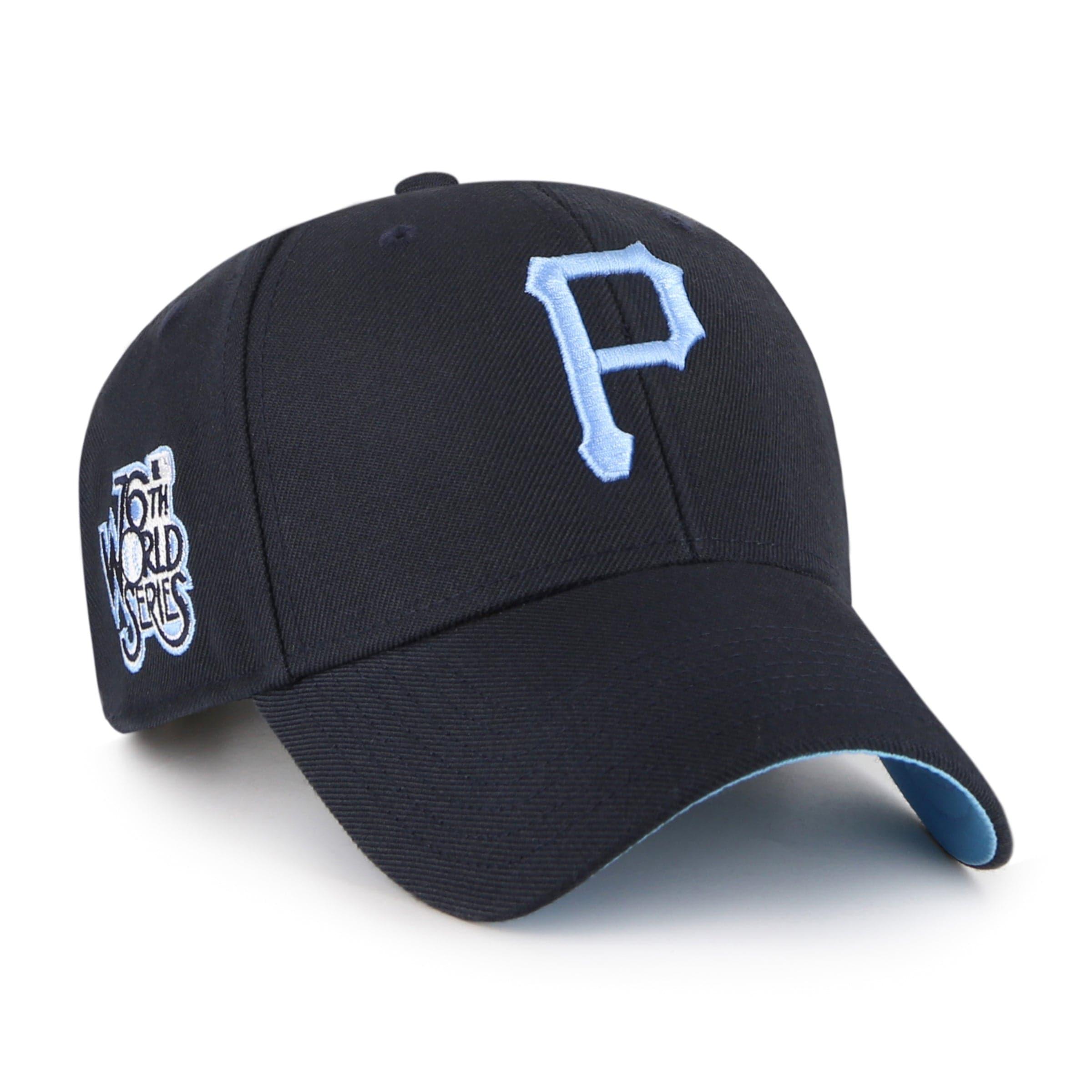 Pittsburgh Pirates '47 MLB Blue World Series Patch MVP Snapback Hat - Navy