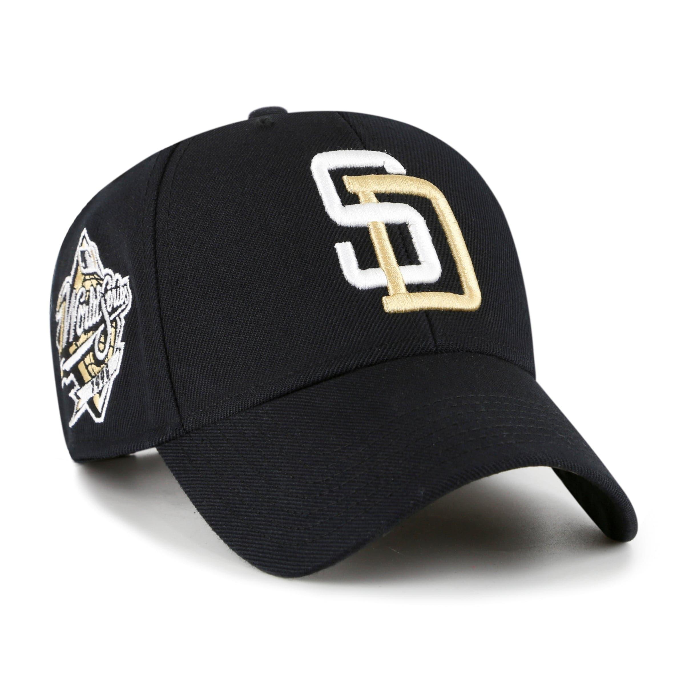 San Diego Padres '47 MLB Gold World Series MVP Snapback Hat - Black