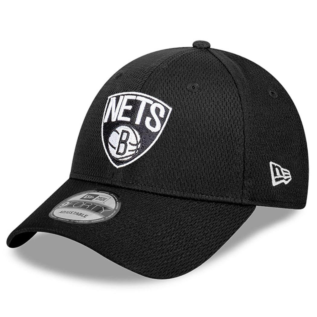 Brooklyn Nets New Era NBA Alt Dash Mesh 9FORTY Snapback Hat - Black
