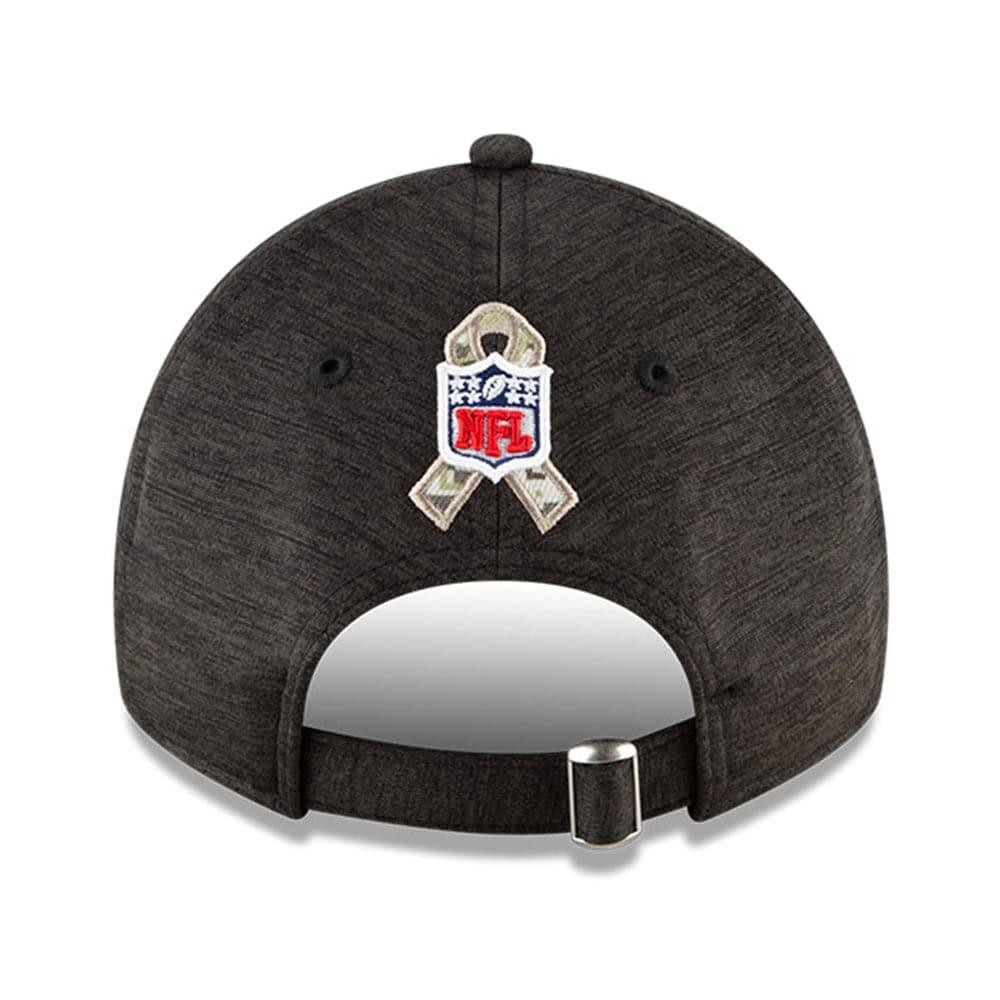 Las Vegas Raiders New Era NFL 2020 Salute To Service 9TWENTY Curve Hat - Black