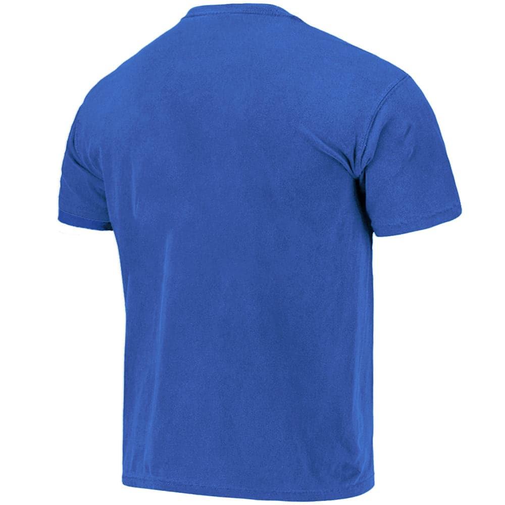 New York Knicks Mitchell & Ness NBA Bucket Vintage T-Shirt - Faded Blue