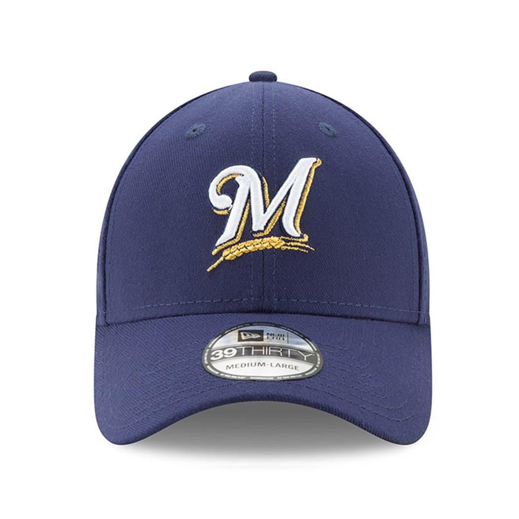 Milwaukee Brewers New Era MLB Team 39THIRTY Stretch-Fit Hat - Navy