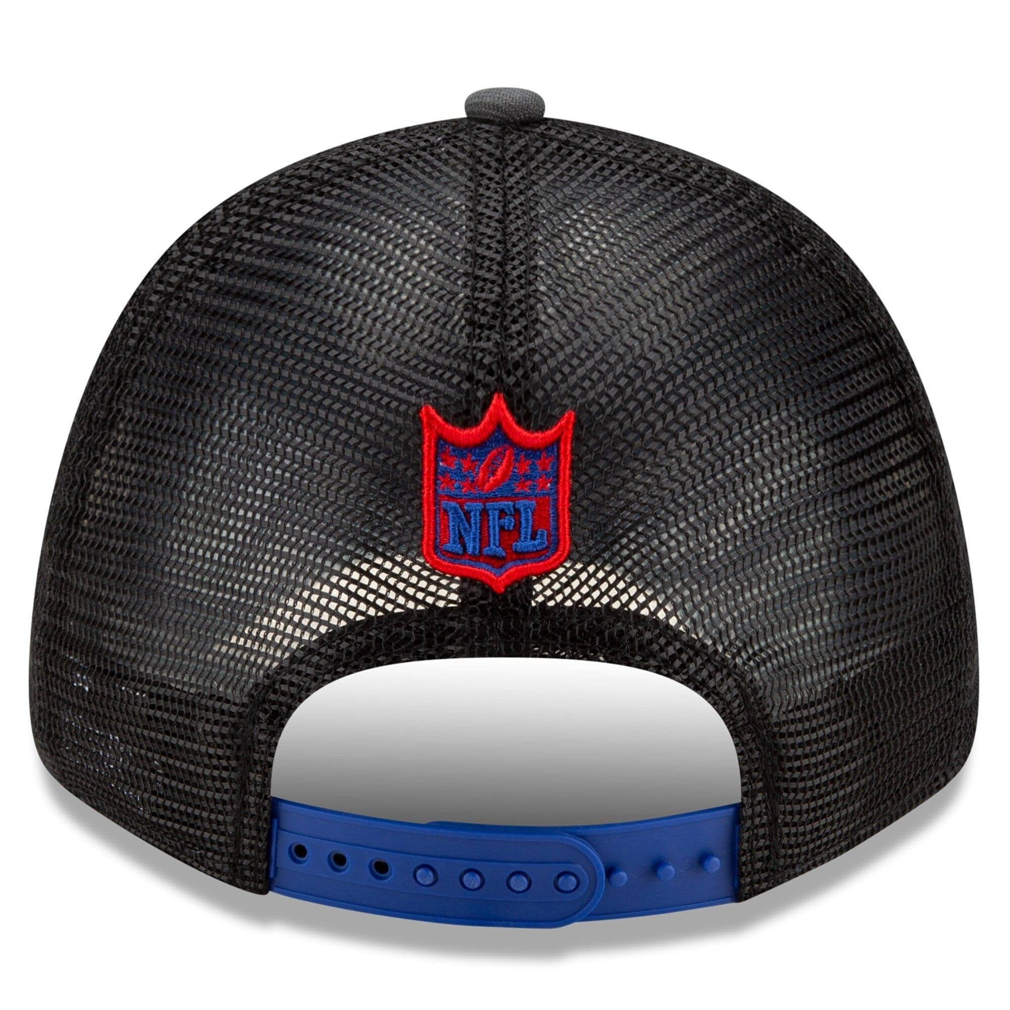 Buffalo Bills New Era 2021 NFL Draft 9FORTY Snapback Curve Hat - Graphite