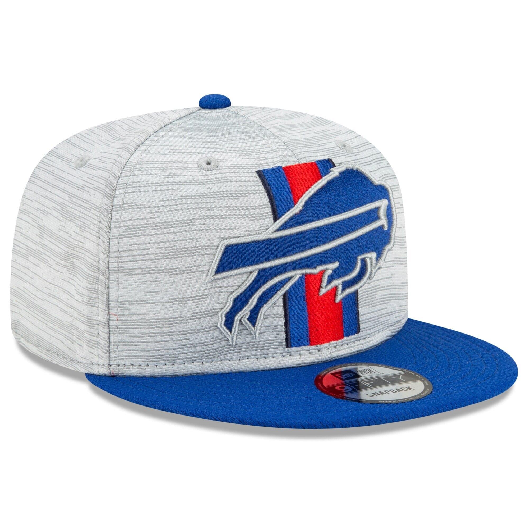 Buffalo Bills New Era NFL 2021 Training Camp 9FIFTY Snapback Hat - Grey