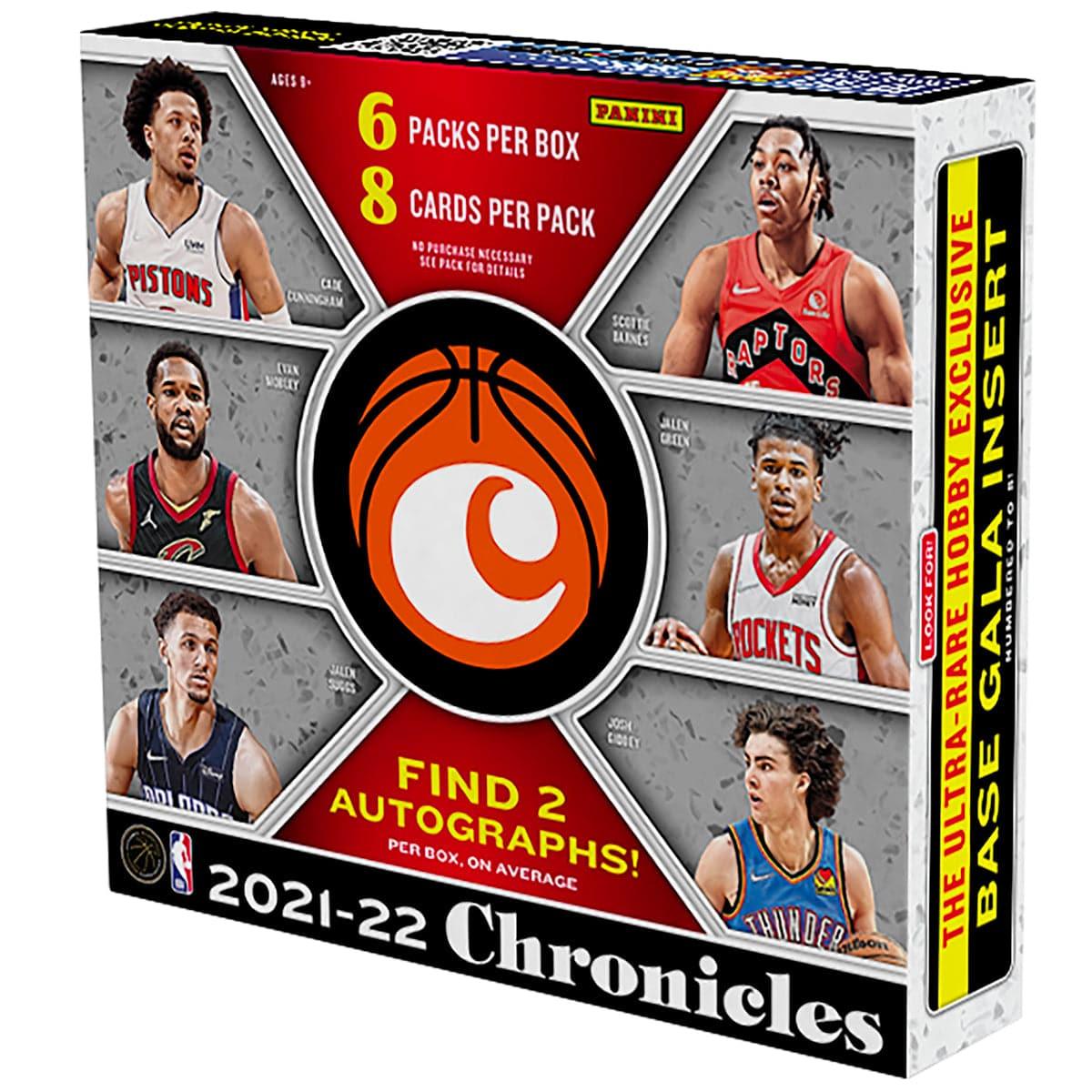 2021-22 NBA Panini Chronicles Basketball Trading Card Hobby Box