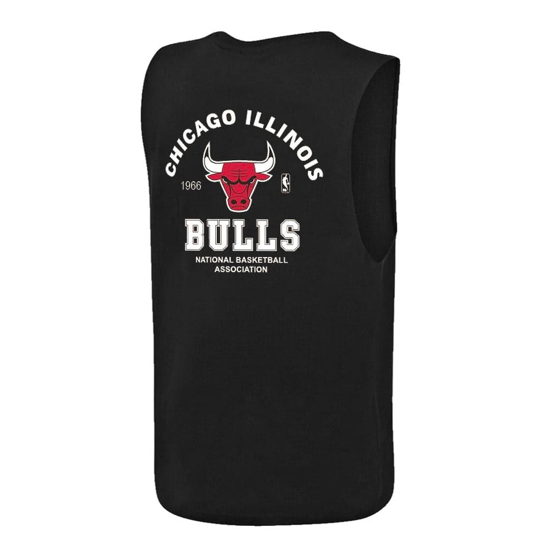Youths Chicago Bulls NBA Essentials Rockford Sleeveless Muscle T-Shirt - Black