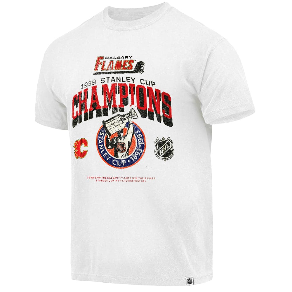 Calgary Flames NHL Stanley Cup Champs Vintage T-Shirt - White