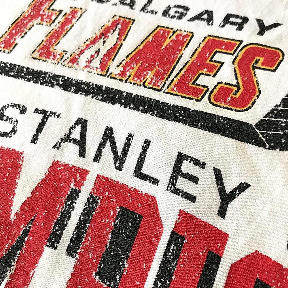 Calgary Flames NHL Stanley Cup Champs Vintage T-Shirt - White