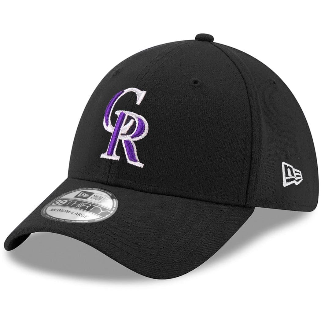 Colorado Rockies New Era MLB Team 39THIRTY Stretch-Fit Hat - Black