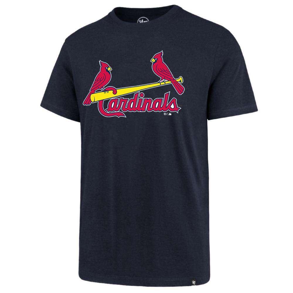 St Louis Cardinals '47 MLB Wordmark Splitter T-Shirt - Navy