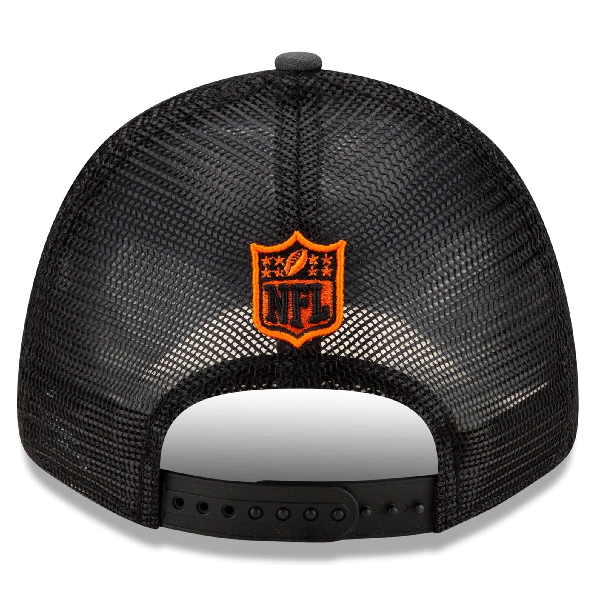 Cincinnati Bengals New Era 2021 NFL Draft 9FORTY Snapback Curve Hat - Graphite