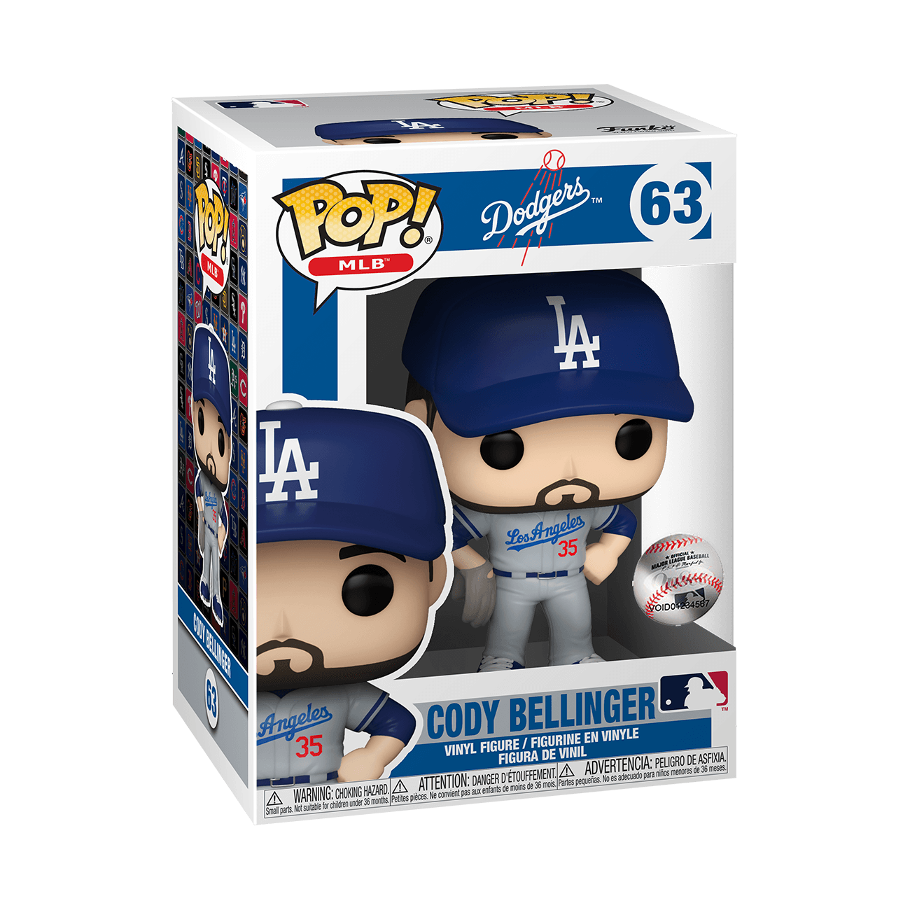 Cody Bellinger Los Angeles Dodgers MLB Funko Pop 3.75" Figure - Road