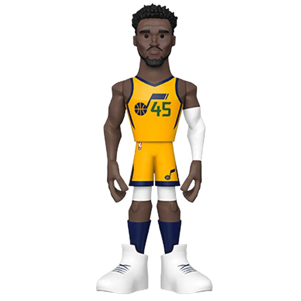 Donovan Mitchell Utah Jazz Funko NBA 5" Home Vinyl Gold Figure - Yellow