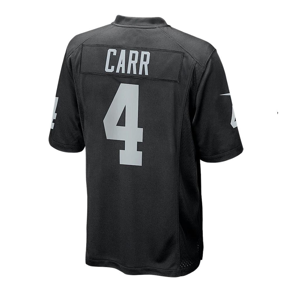 Youths Derek Carr Oakland Raiders Nike NFL Game Jersey - Black