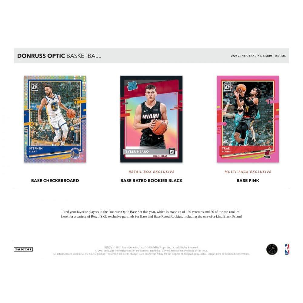 2020-21 NBA Panini Optic Basketball Trading Card Blaster Box - 28 Cards