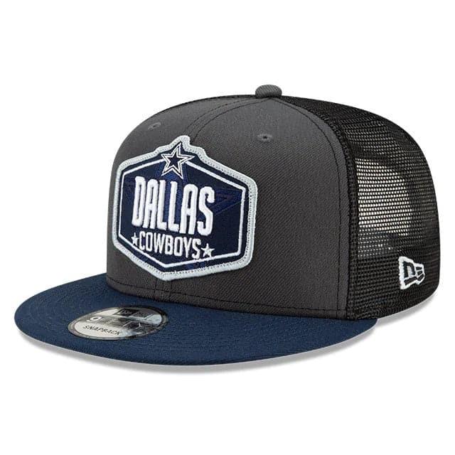 Dallas Cowboys New Era 2021 NFL Draft 9FIFTY Snapback Hat - Graphite