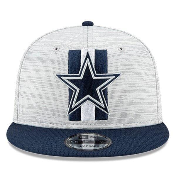 Dallas Cowboys New Era NFL 2021 Training Camp 9FIFTY Snapback Hat - Grey