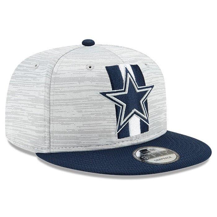 Dallas Cowboys New Era NFL 2021 Training Camp 9FIFTY Snapback Hat - Grey