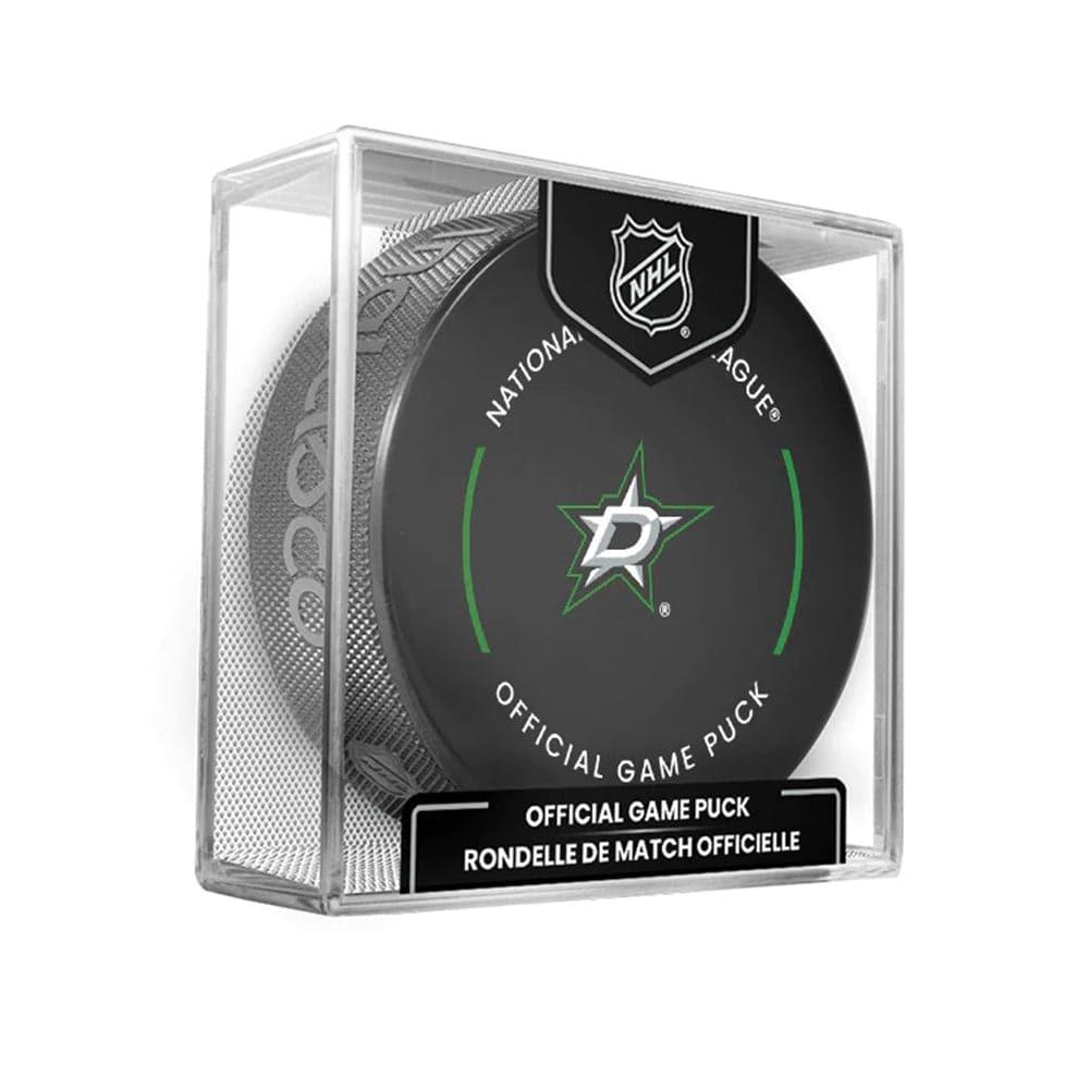 Dallas Stars Inglasco NHL Official Team Hockey Puck In Cube