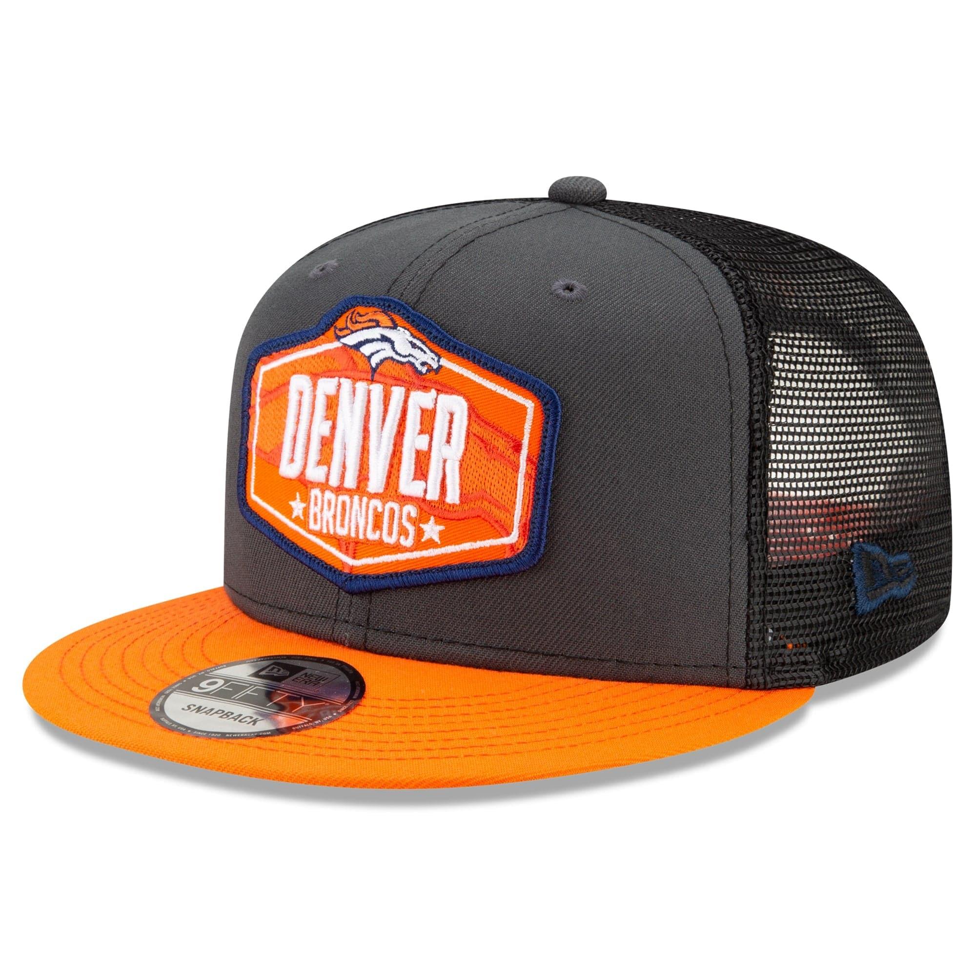 Denver Broncos New Era 2021 NFL Draft 9FIFTY Snapback Hat - Graphite