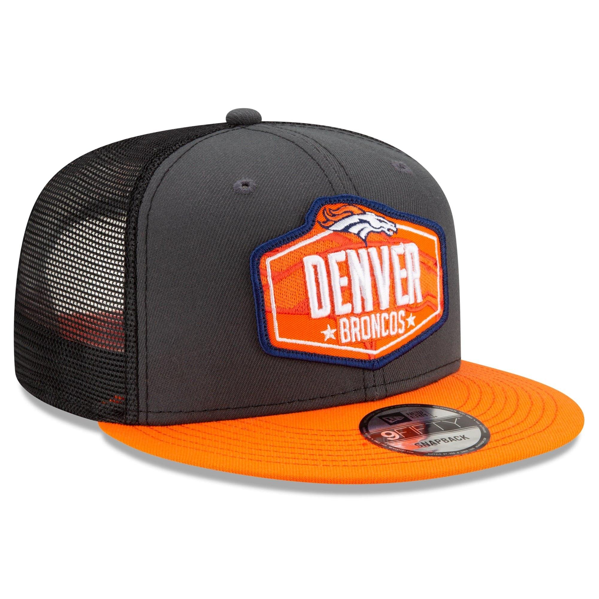 Denver Broncos New Era 2021 NFL Draft 9FIFTY Snapback Hat - Graphite