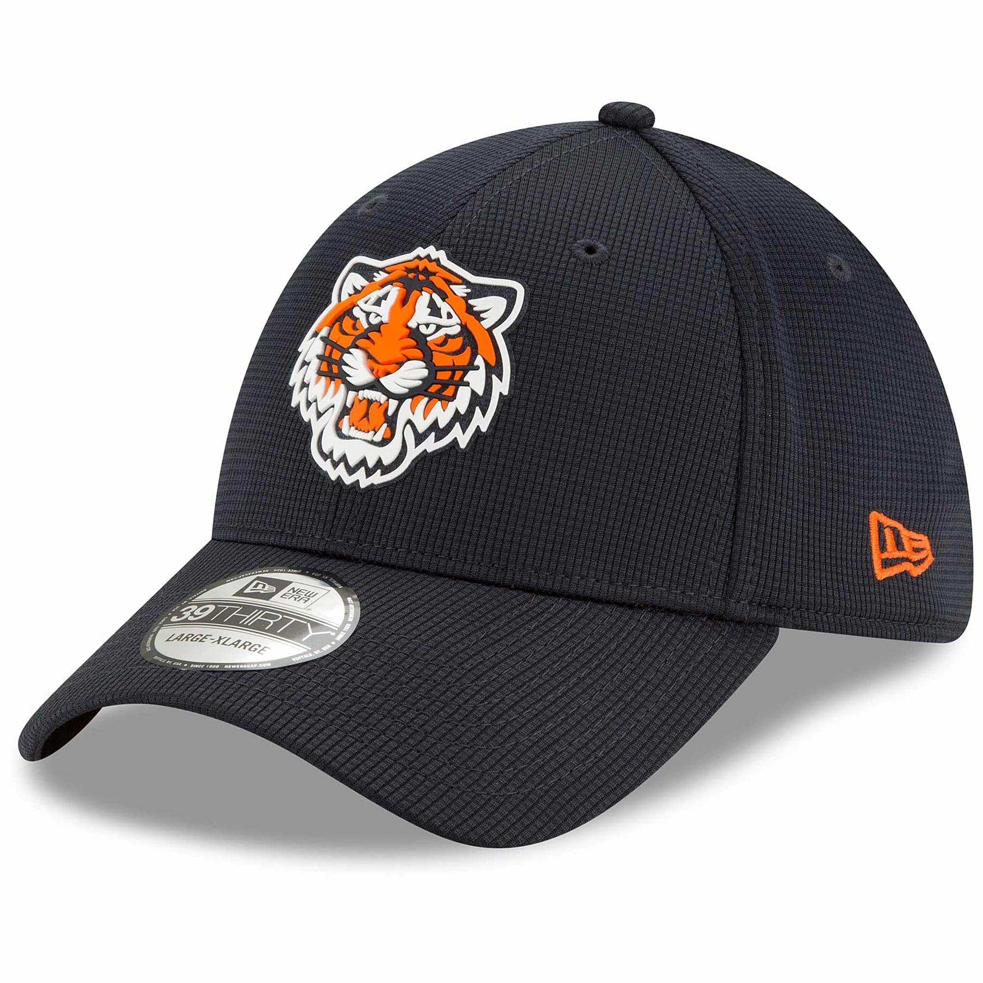 Detroit Tigers New Era MLB Clubhouse 39THIRTY Flex Fit Curve Hat - Navy
