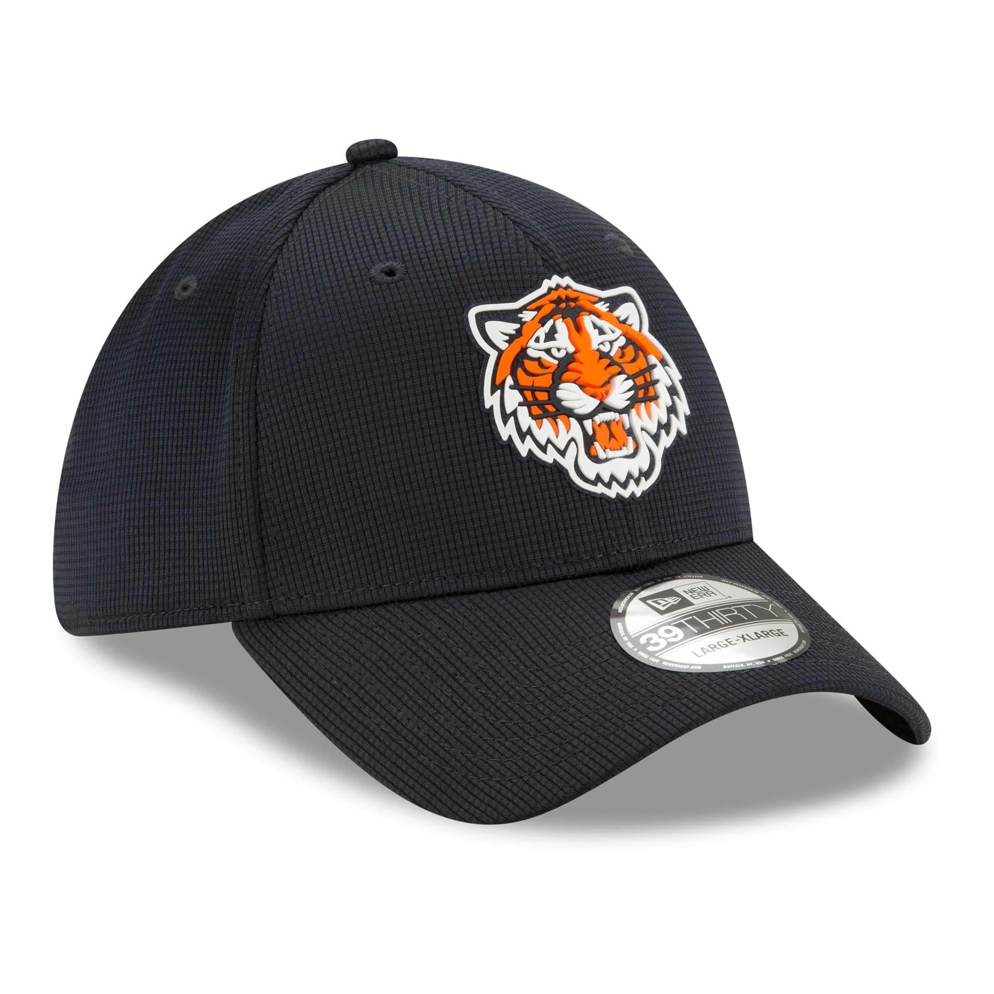Detroit Tigers New Era MLB Clubhouse 39THIRTY Flex Fit Curve Hat - Navy