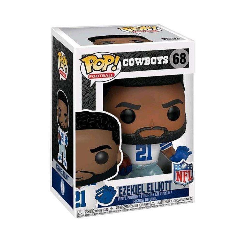 Ezekiel Elliott Dallas Cowboys NFL Funko Pop Vinyl 3.75" Figure - White