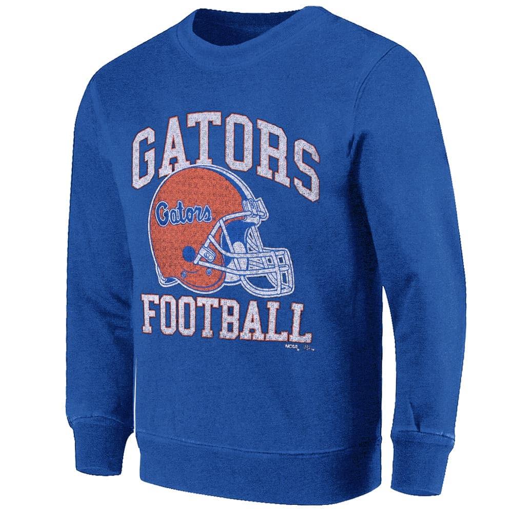 Florida Gators USL NCAA Helmet Arch Vintage Crew Jumper - Vintage Blue