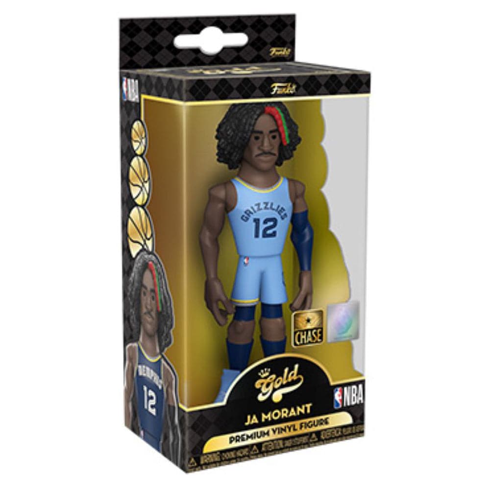 Ja Morant Memphis Grizzlies Funko NBA 5" Home Vinyl Gold Figure - Navy