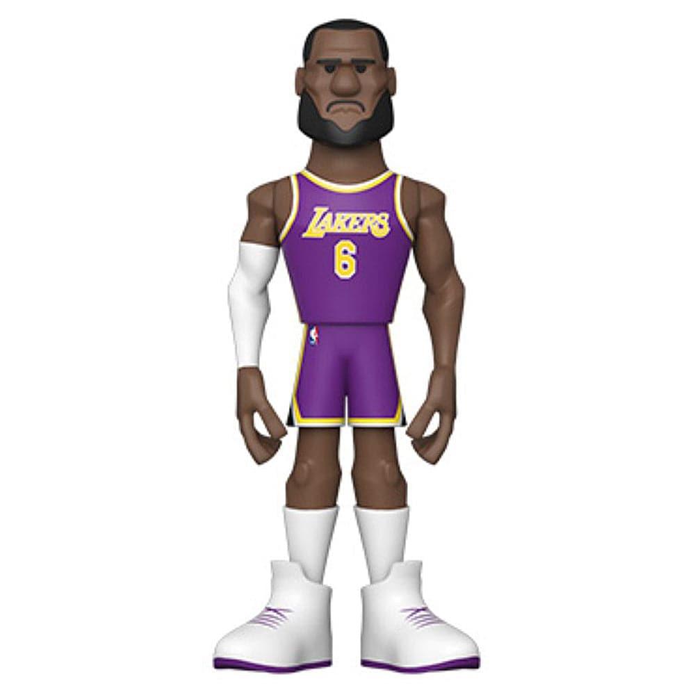 LeBron James Los Angeles Lakers Funko NBA 5" City Vinyl Gold Figure - Purple