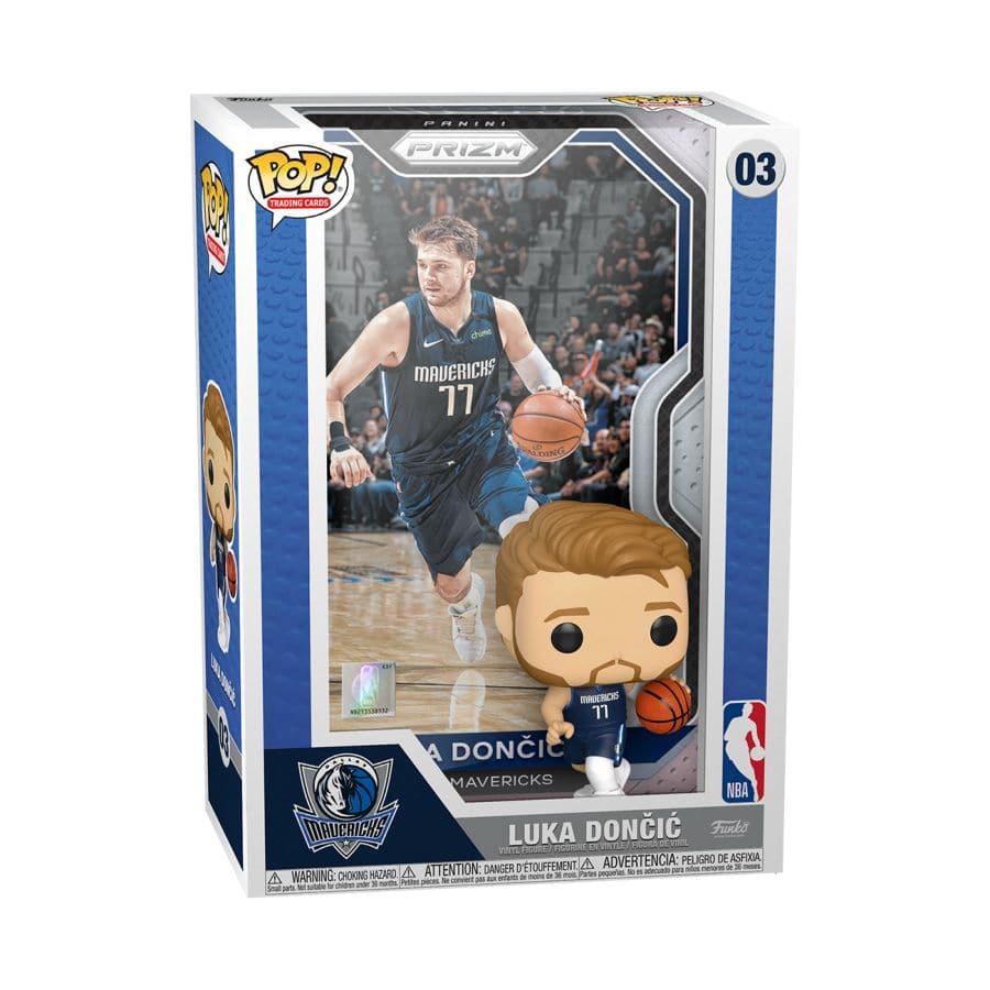 Luka Doncic Dallas Mavericks Funko NBA Prizm Trading Card Figure - Navy