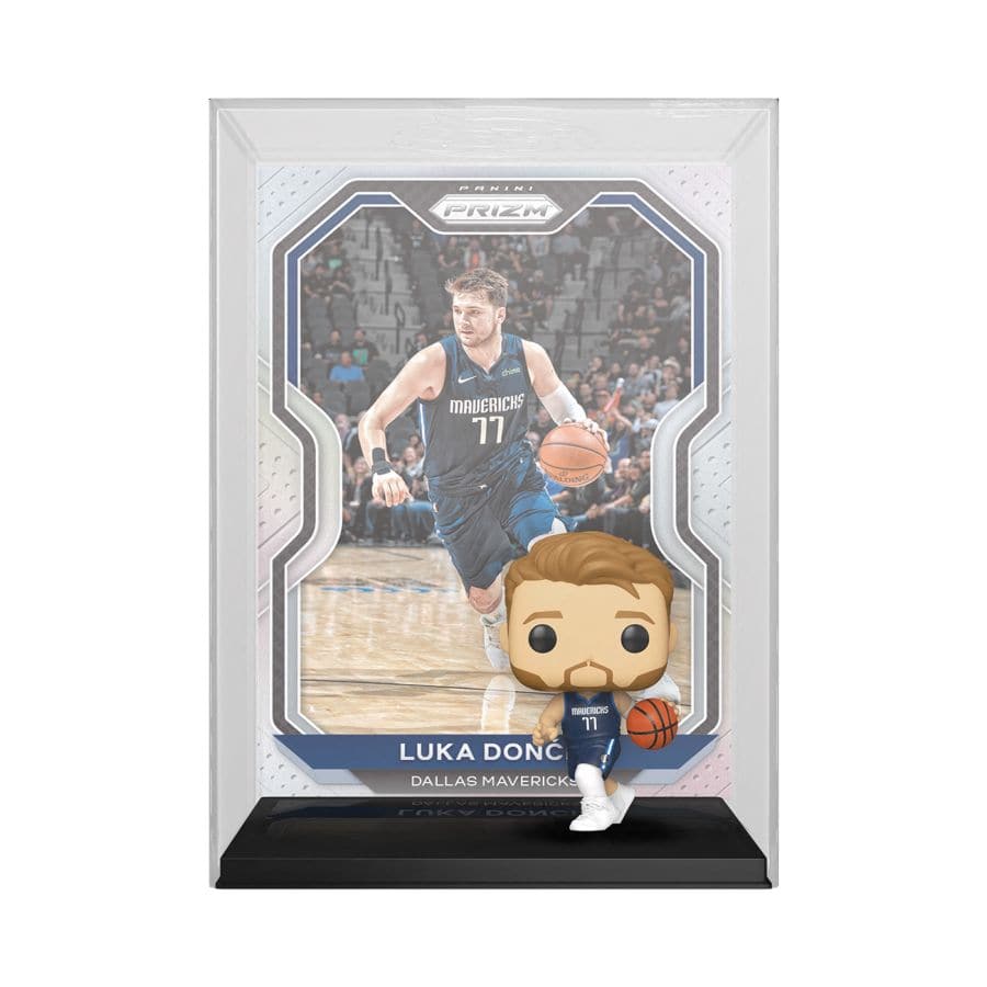 Luka Doncic Dallas Mavericks Funko NBA Prizm Trading Card Figure - Navy